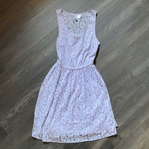 H&M Lilac Floral Dress | Size 4
